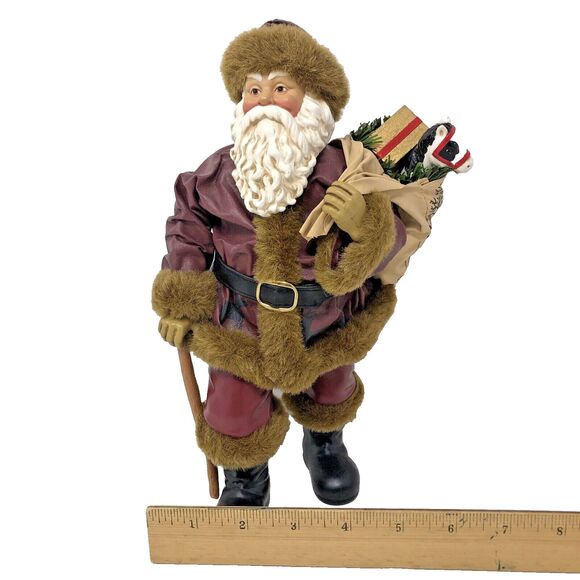 Clothtique Possible Dreams Journey to Christmas Santa VTG 1999 #15083 Cabincore - Picture 11 of 13